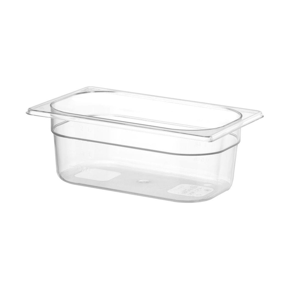 HENDI Gastronorm-Behälter COOL GN 1/4 – 2,6 l, Transparent