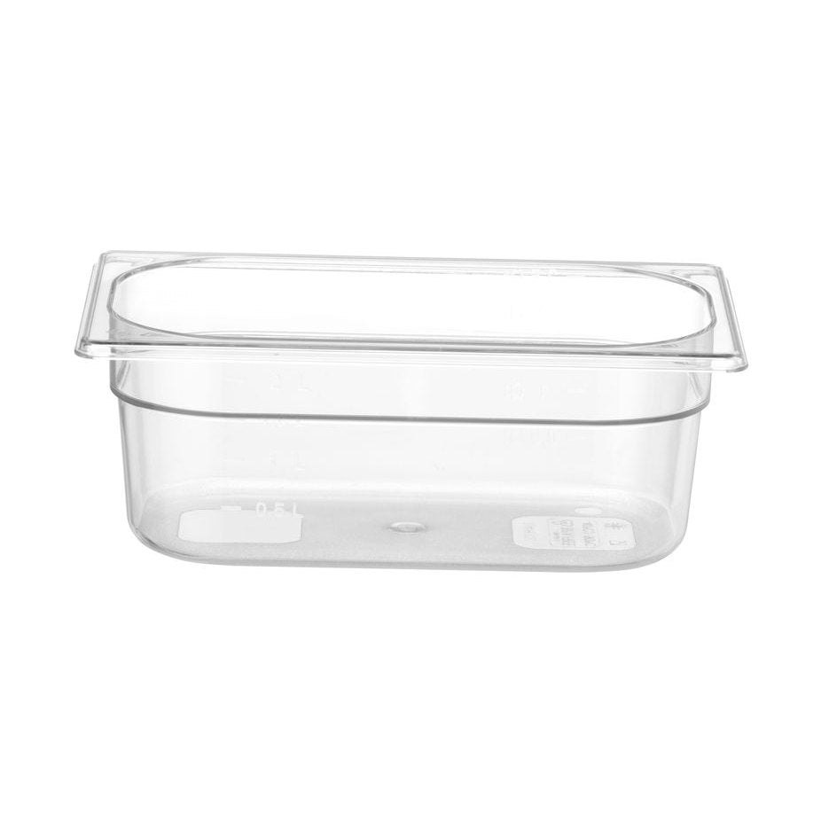 HENDI Gastronorm-Behälter COOL GN 1/4 – 2,6 l, Transparent