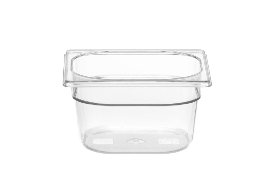 HENDI Gastronorm-Behälter COOL GN 1/6 – 1,6 l, Transparent
