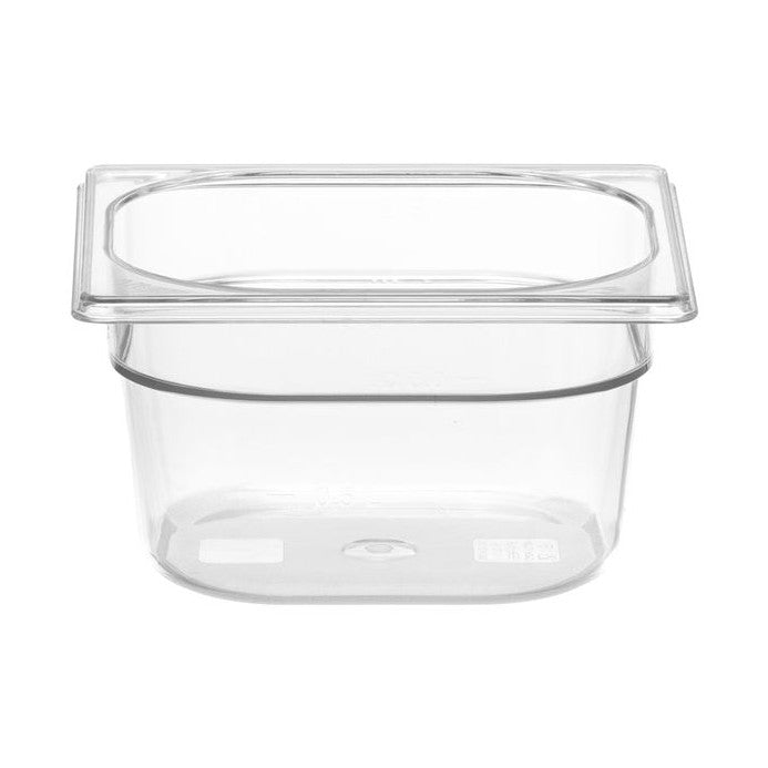 HENDI Gastronorm-Behälter COOL GN 1/6 – 1,6 l, Transparent