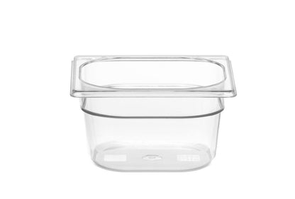 HENDI Gastronorm-Behälter COOL GN 1/6 – 1,6 l, Transparent