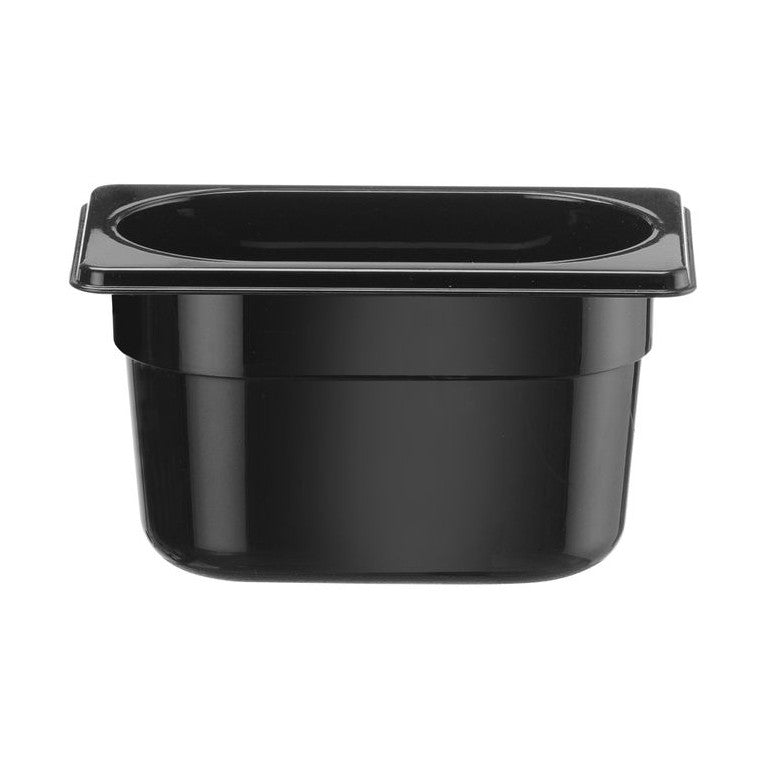 HENDI Gastronorm-Behälter COOL GN 1/9 – 0,9 l, Schwarz