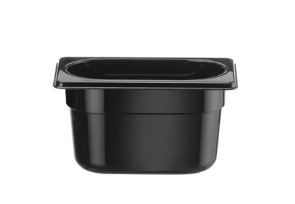 HENDI Gastronorm-Behälter COOL GN 1/9 – 0,9 l, Schwarz