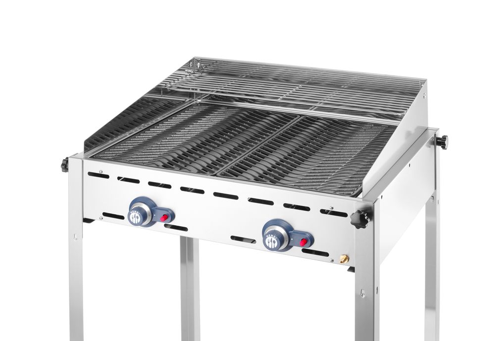 HENDI Gusseisengrill Green Fire – GN 1/1, 325 × 530 mm