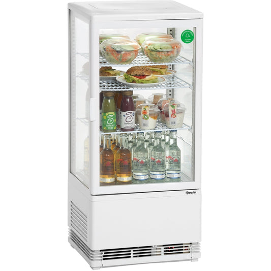 Mini-Kühlvitrine 78L, weiss Bartscher