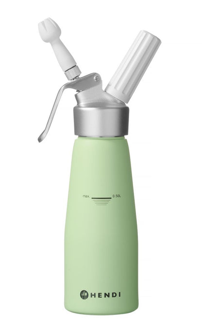 HENDI Sahnespender Kitchen Line – 0,5 L, pastellgrün