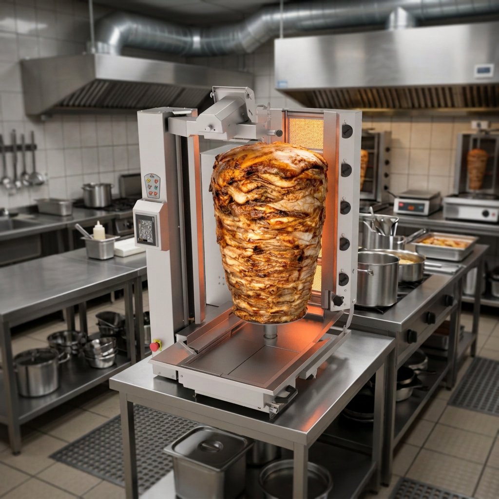 Dönerroboter Compact Gas – 5 Brenner Atalay