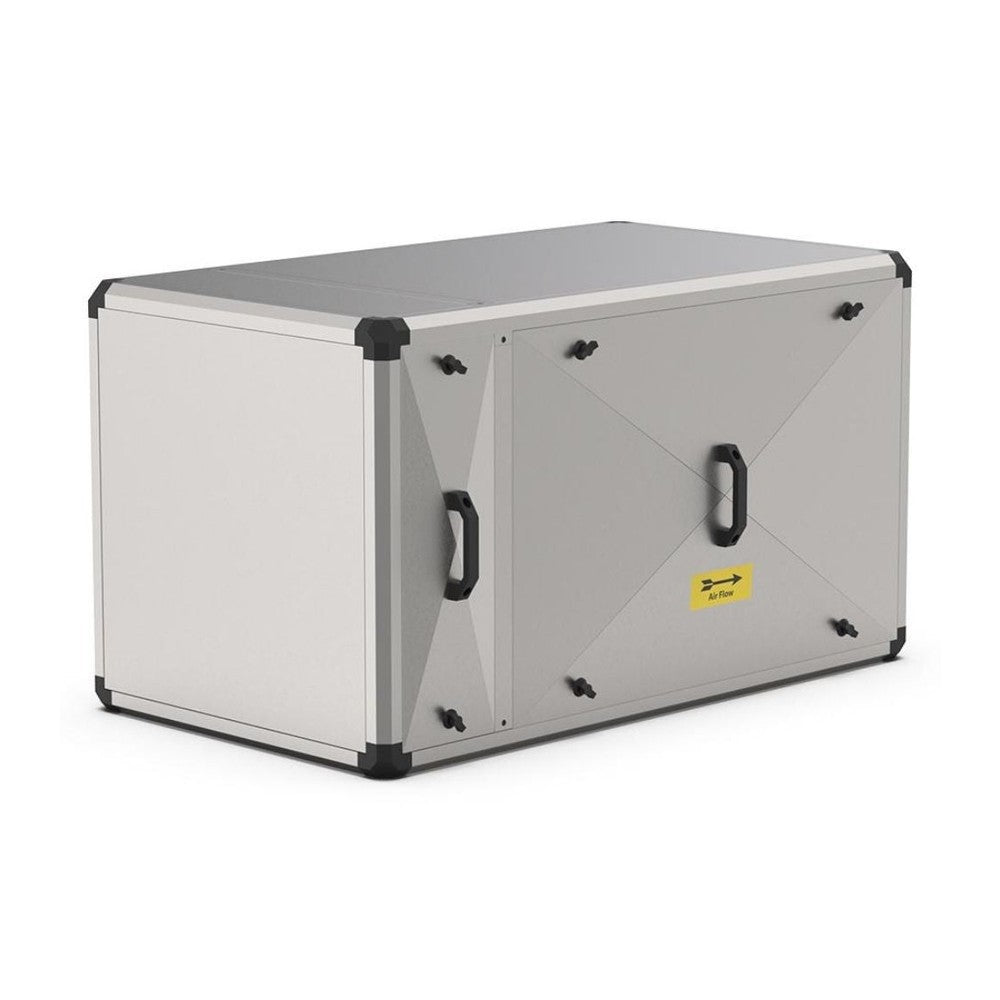 Abluftreinigungsanlage mit Vor- & Aktivkohlefilter, 3250 m³/h 230V / 0,55kW, 1250x700x700mm Qusinox