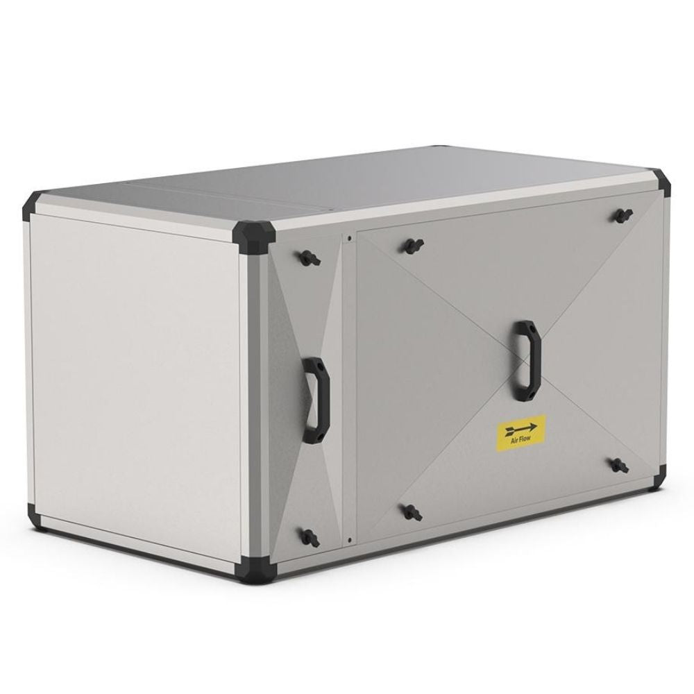 Abluftreinigungsanlage mit Vor- & Aktivkohlefilter, 3250 m³/h 230V / 0,55kW, 1250x700x700mm Qusinox