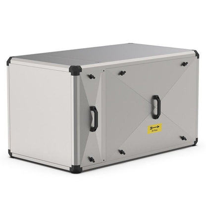 Abluftreinigungsanlage mit Vor- & Aktivkohlefilter, 3250 m³/h 230V / 0,55kW, 1250x700x700mm Qusinox