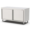 Edelstahl Arbeitsschrank, 2000x700x900mm, mit Schiebetüren Qusinox