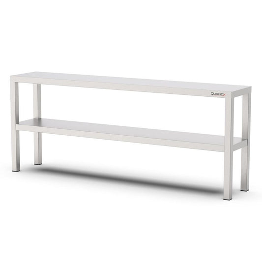 Aufsatzbord, 1800x300x650mm, mit 2 Etage Qusinox