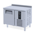 Kühltisch Edelstahl, mit CTS 125, 1 Tür & Aufkantung, iceinox, 1000x600x850mm iceinox