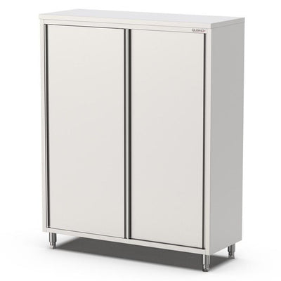 Qusinox tall cabinet 1000×600×2000 mm – sliding doors, 3 shelves