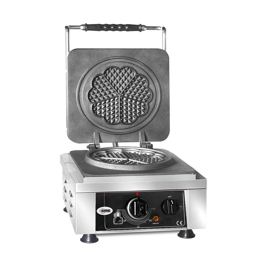 GMG Waffeleisen Amore-M – 1 Waffel Ø 17 cm, feste Gussplatte GMG