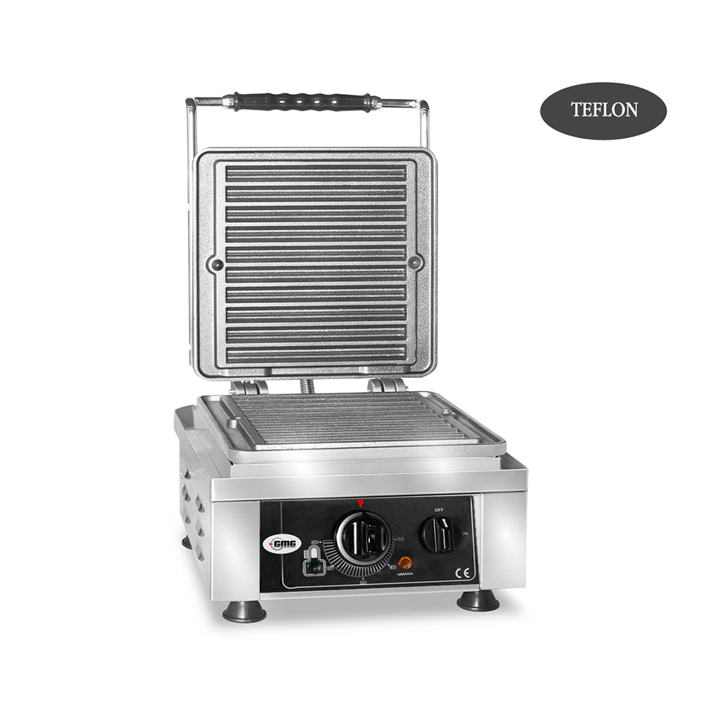 GMG - Waffeleisen Churo - 1x 10 x 21cm x 2 x 1cm / 2cm - 50° bis 300°C Feste Backplatte aus Gusseisen - Fettfangrinne GMG