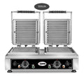 GMG - Waffeleisen Churo - 2x 10 x 21cm x 2 x 1cm / 2cm - 50° bis 300°C Feste Backplatte aus Gusseisen - Fettfangrinne GMG