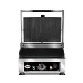 GMG - Kontaktgrill - ▲ & ▼ Gerillt - mit Grillplatten aus Gusseisen, Fettauffangschale und Temperaturregelung 50° - 300° C GMG