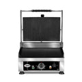 GMG - Kontaktgrill - ▲ Gerillt ▼ Glatt - mit Grillplatten aus Gusseisen, Fettauffangschale und Temperaturregelung 50° - 300° C GMG