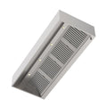Kastenhaube, 3800x1000x400mm, mit Filter, LED-Licht und Ablassventil Qusinox