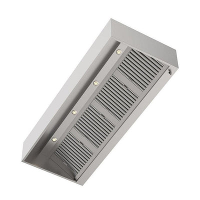 Qusinox enclosure hood 1000 × 1000 × 400 mm – 1 filter, LED light