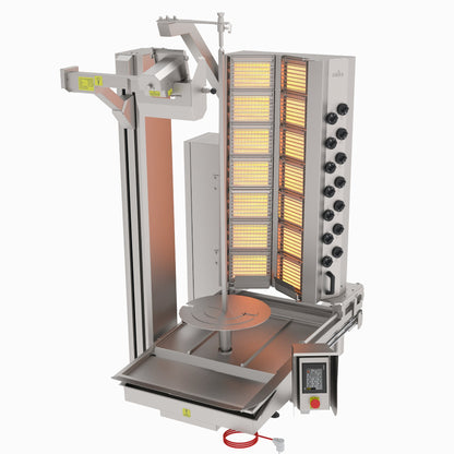 Atalay Dönerroboter Gas ADR-14G – 14 Brenner, bis 350 kg