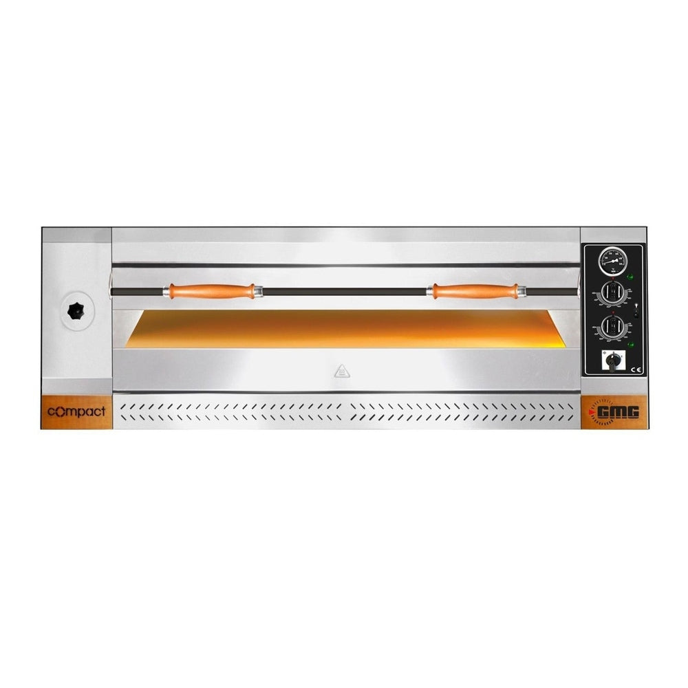 GMG - Pizzaofen - 9x Ø 35 cm | 12 kW,3NAC| 400V | Stapelbar - Vollschamott - 1 Backkammer GMG