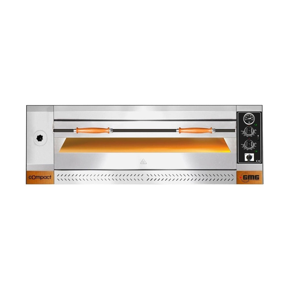 GMG - Pizzaofen - 4x Ø 30 cm | 5 Kw, 3NAC| 400V | Stapelbar - Vollschamott - 1 Backkammer GMG