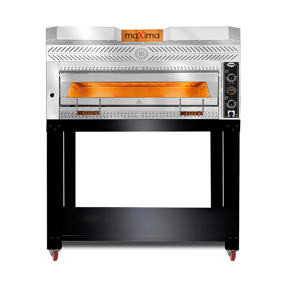 GMG - Pizzaofen - 9x Ø 35cm | 12 kW 400V | Stapelbar - mit Schamottsteinboden - 1 Backkammer GMG