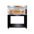GMG - Pizzaofen - 9x Ø 35cm | 12 kW 400V | Stapelbar - Vollständig aus Schamottstein - 1 Backkammer GMG