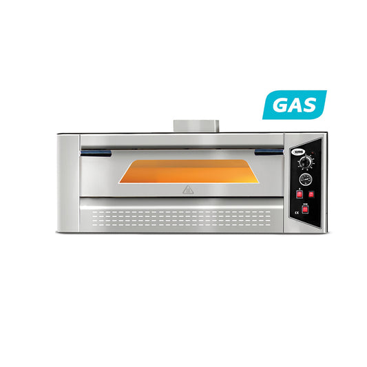 GMG - Gas-Pizzaofen PFG 4 - 4x Ø30cm | 5kW | 400V - Edelstahl 1 Backkammer GMG