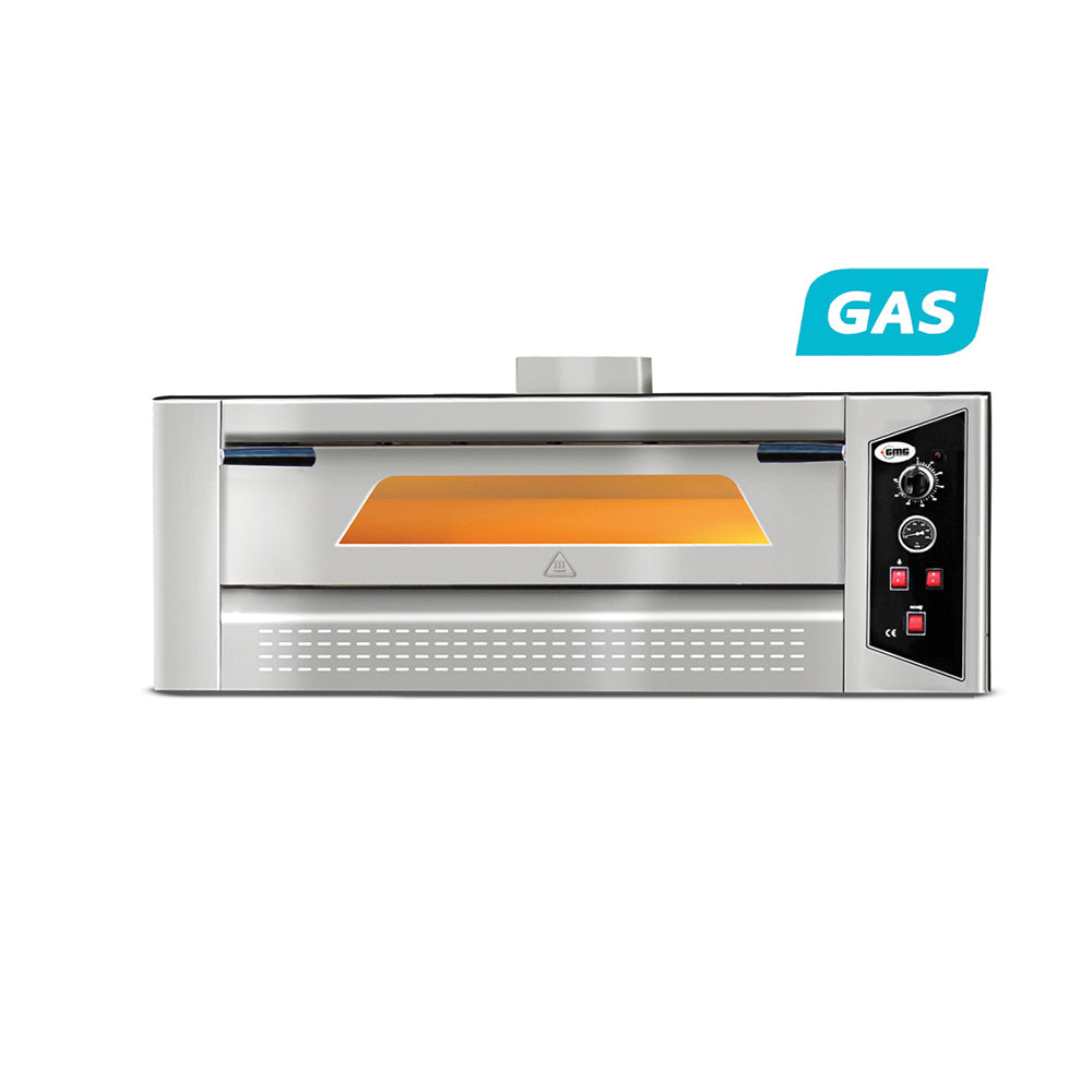 GMG - Gas-Pizzaofen PFG 6 - 6x Ø30cm | 7,5kW | 400V - Edelstahl 1 Backkammer GMG