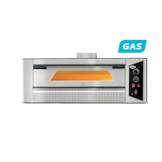 GMG - Gas-Pizzaofen PFG 6 - 6x Ø30cm | 7,5kW | 400V - Edelstahl 1 Backkammer GMG