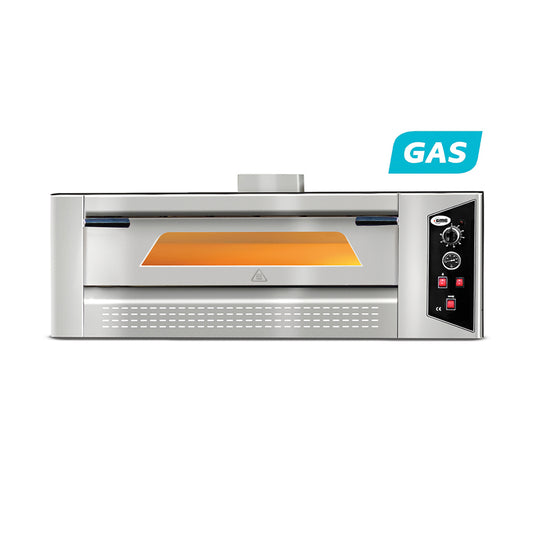 GMG - Gas-Pizzaofen PFG 9 - 9x Ø40cm | 10kW | 400V - Edelstahl 1 Backkammer GMG