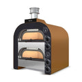 GMG - Pizzaofen PFL40 DR elektrisch - 1+1 Ø39cm | 7 kW, 3NAC | 400V - Edelstahl 2 Backkammern GMG