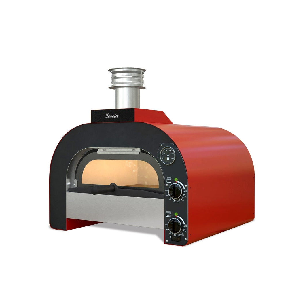 GMG - Pizzaofen PFL40 R elektrisch - 1x Ø 39cm | 3,5 kW | 230V - Edelstahl 1 Backkammer GMG