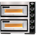 GMG - Pizzaofen PF3232 DE4 elektrisch - 1+1x Ø 32cm | 5,0 kW | 400V | 5,0 kW | 400V - Edelstahl 2 Backkammer GMG