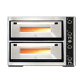 GMG - Pizzaofen PF6262 DE elektrisch - 4+4x Ø30cm | 10 kW | 400V - Edelstahl 2 Backkammern GMG