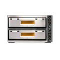 GMG - Pizzaofen PF9292-DE mit Thermometer - elektrisch - 9+9x Ø30cm | 16 kW | 400V - Edelstahl 2 Backkammern GMG