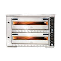 GMG - Pizzaofen PG66 DE - elektrisch - 6+6x Ø33cm | 15kW | 400V - Edelstahl 2 Backkammern GMG