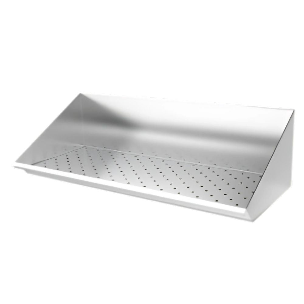 Edelstahl Pomeswanne, 700x300x200mm, mit Lochblech Qusinox