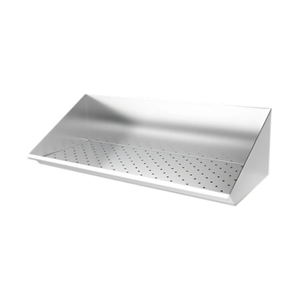 Edelstahl Pomeswanne, 1000x300x200mm, mit Lochblech Qusinox