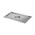 SARO TOP LINE GN-Deckel mit Löffelaussparung – Edelstahl