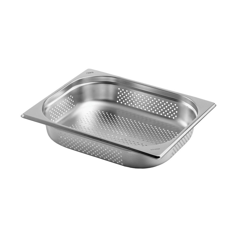 SARO TOP LINE GN-Behälter 1/2 GN perforiert – Edelstahl