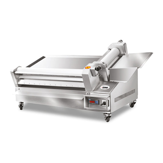 GMG - Teigausrollmaschinen Ø 55cm für runde und eckige Pizzen - Teigstärke einstellbar - Teiggewicht variabel 80-2000gr GMG