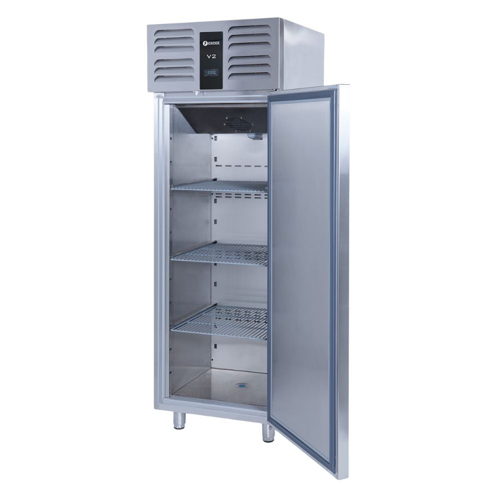 Kühlschrank Edelstahl, VTS 400, mit 1 Tür, 400 Liter, iceinox, 630x650x2000mm iceinox