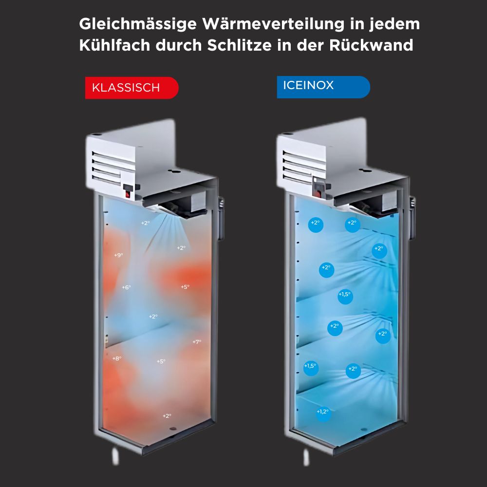 Kühlschrank Edelstahl, VTS 400, mit 1 Tür, 400 Liter, iceinox, 630x650x2000mm iceinox