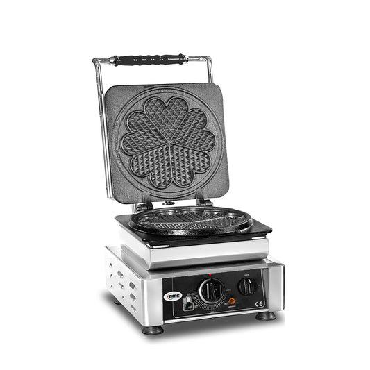 GMG - Waffeleisen Amore-L - 1x Ø 21cm - Wechselbare Backplatte & einfache Montage - 50° bis 300°C - Leichte Reinigung GMG