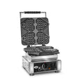 GMG - Waffeleisen Ti amo - 4x 13,2 x 12,5 x 2,8cm - Wechselbare Backplatte & einfache Montage - 50° bis 300°C - Leichte Reinigung GMG