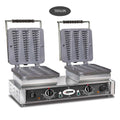 GMG - Waffeleisen Bruxelles - 6x 23 x 3 x 2,4cm - Wechselbare Backplatte & einfache Montage - 50° bis 300°C - Leichte Reinigung GMG